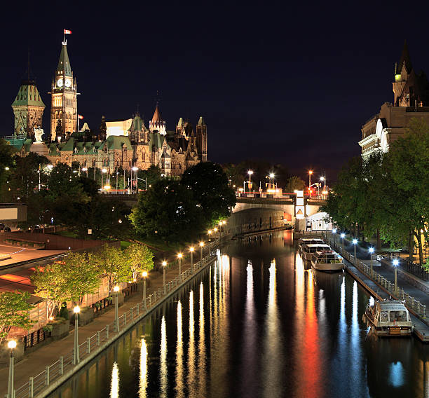 Parliament Hill and downtown Ottawa context